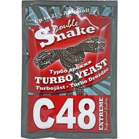 ТурбоДрожжи DoubleSnake C48 Turbo, 130 г