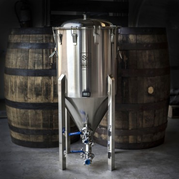 ЦКТ Easy Brew с краном для слива дрожжей, нержавеющая сталь, 55 л 